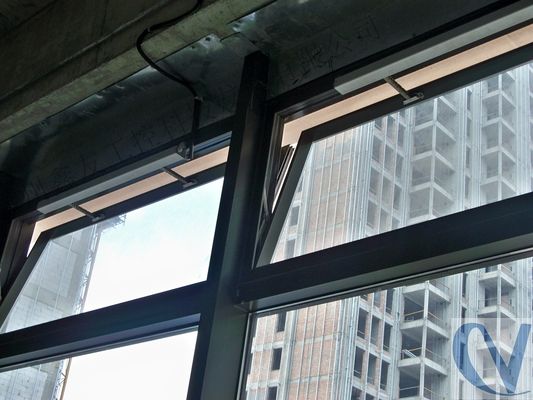 OEM Aluminium Frame Fixed Glass Window Casement Ηχομόνωση λειτουργία