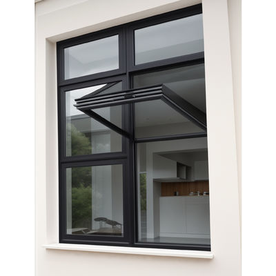 OEM / ODM Powder Coating Folding Glass Windows Αλουμινίου
